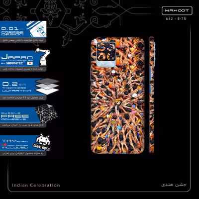 برچسب پوششی ماهوت مدل Indian Celebration-FullSkin مناسب برای گوشی موبایل ریلمی 8 Pro