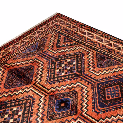 فرش دستبافت شش و نیم متری مدل لری اولاد کد 48.2583