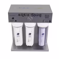 دستگاه تصفیه کننده آب آکوآ اسپرینگ مدل RO-S7-KZ 7200 به همراه فیلتر مجموعه سه عددی و رسوبگیر اسکالکس پلاس 