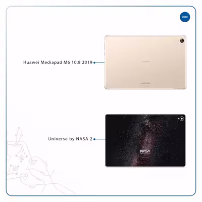 برچسب پوششی ماهوت مدل Universe-by-NASA-2 مناسب برای تبلت هوآوی Mediapad M6 10.8 2019