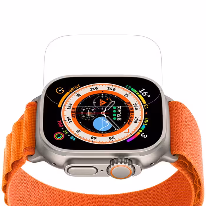 محافظ صفحه نمایش گرین لاین مدل Ultra HD مناسب برای اپل واچ 49 میلی متری سری Ultra