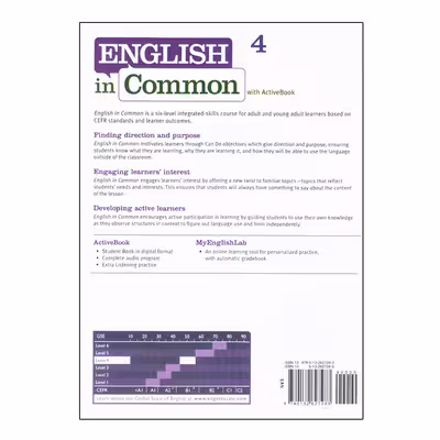 کتاب English In Common 4 With ActiveBook اثر Maria Victoria Saumell And Sarah Louisa Birchley انتشارات الوندپویان