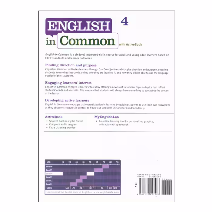 کتاب English In Common 4 With ActiveBook اثر Maria Victoria Saumell And Sarah Louisa Birchley انتشارات الوندپویان