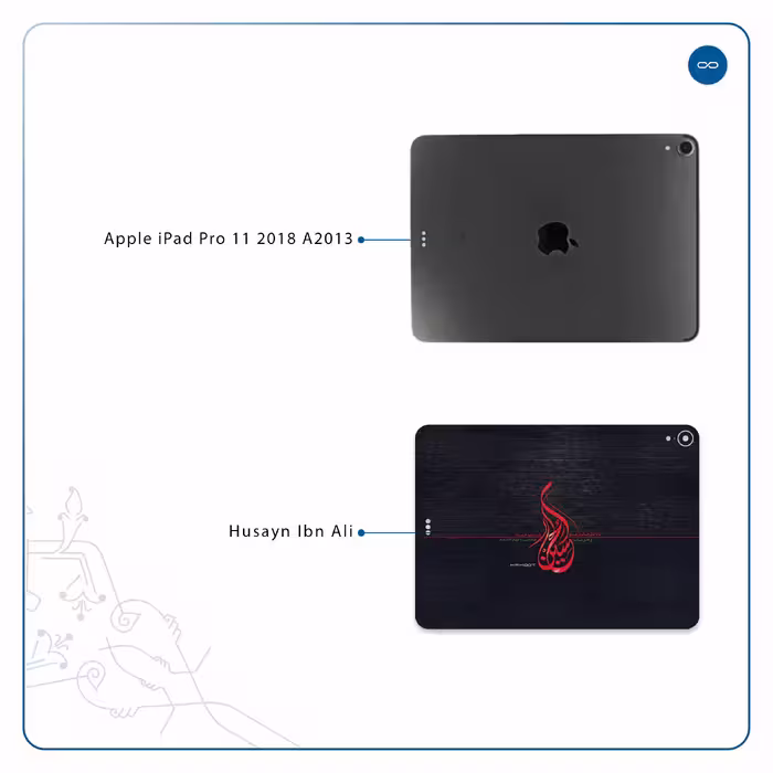 برچسب پوششی ماهوت مدل Husayn-Ibn-Ali مناسب برای تبلت اپل iPad Pro 11 2018 A2013