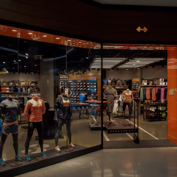 چراغ دیواری نئون دیزاین طرح Dumbbell-BL_ORG