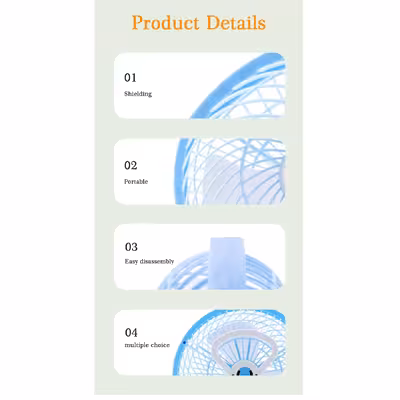 پنکه شارژی مدل HT-5580