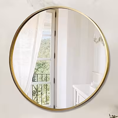 آینه مدل فلزی طرح دایره کد 70