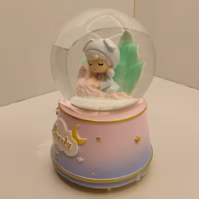 گوی موزیکال مدل  پمپی دختر مهربون و قو