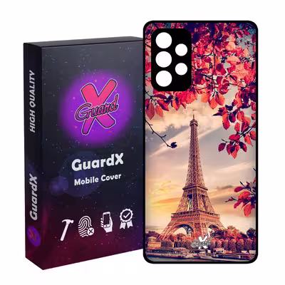 کاور گارد ایکس طرح Eiffel Tower مدل Glass10125 مناسب برای گوشی موبایل سامسونگ Galaxy A32 5G