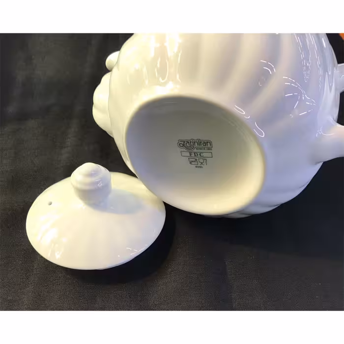 قوری چینی زرین ایران مدل سمن درجه عالي