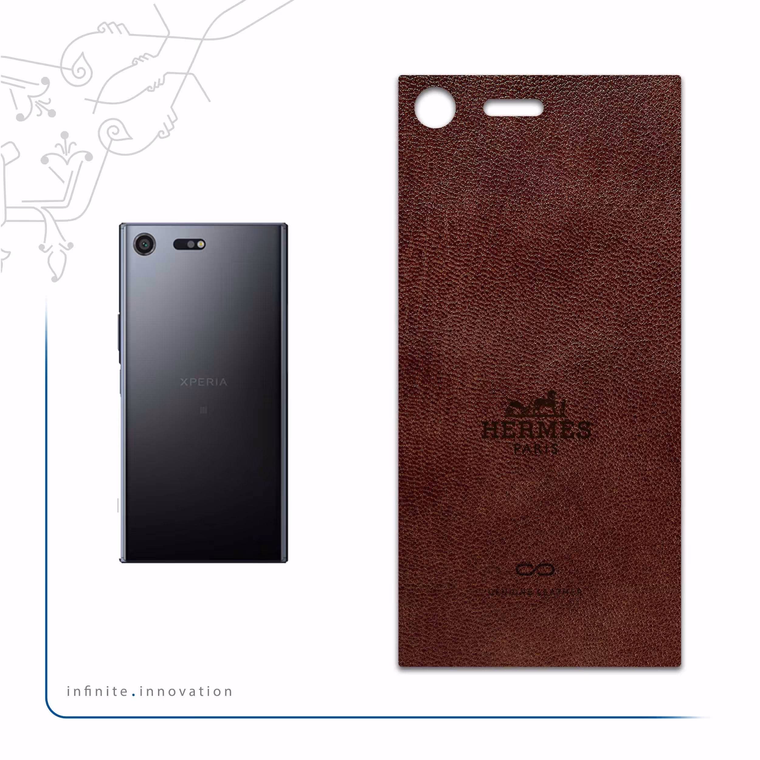 برچسب پوششی ماهوت مدل NL-HRMS مناسب برای گوشی موبایل سونی Xperia XZ Premium