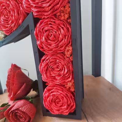 باکس گل مصنوعی مدل عدد 1