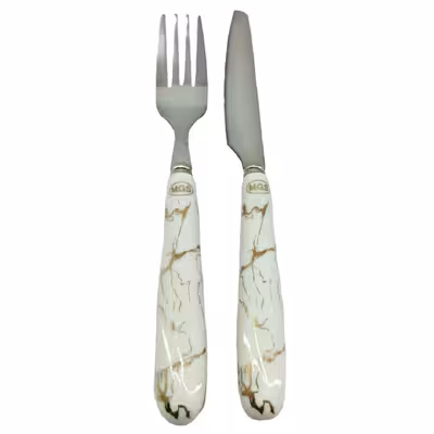 ست کارد و چنگال 12 پارچه ام جی اس مدل ماربل