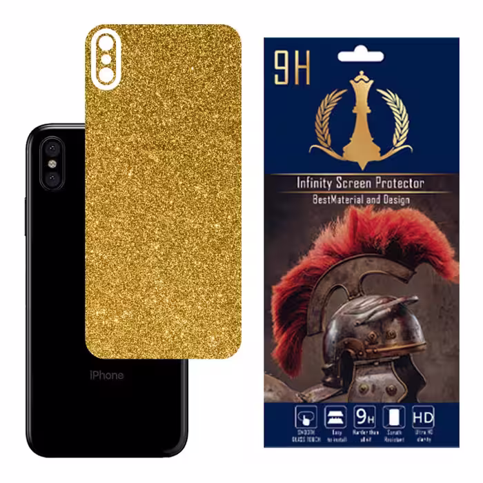 برچسب پوششی اینفینیتی مدل PR MAX مناسب برای گوشی موبایل اپل iPhone XS MAX به همراه محافظ صفحه نمایش