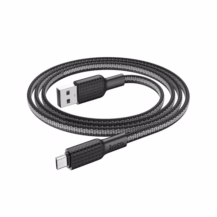 کابل تبدیل USB به MICROUSB  هوکو مدل X69 ANTI-WINDING طول 1 متر