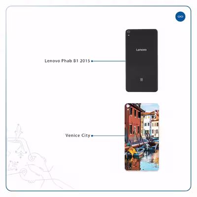 برچسب پوششی ماهوت مدل Venice City مناسب برای تبلت لنوو Phab B1 2015