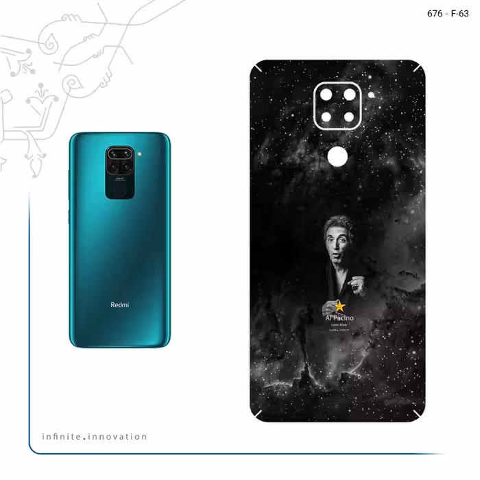 برچسب پوششی ماهوت مدل Al Pacino مناسب برای گوشی موبایل شیائومی Redmi Note 9