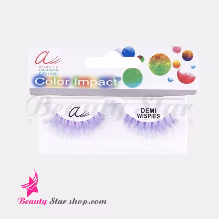 مژه مصنوعی رنگی بنفش آردل مدل Demi Wispies