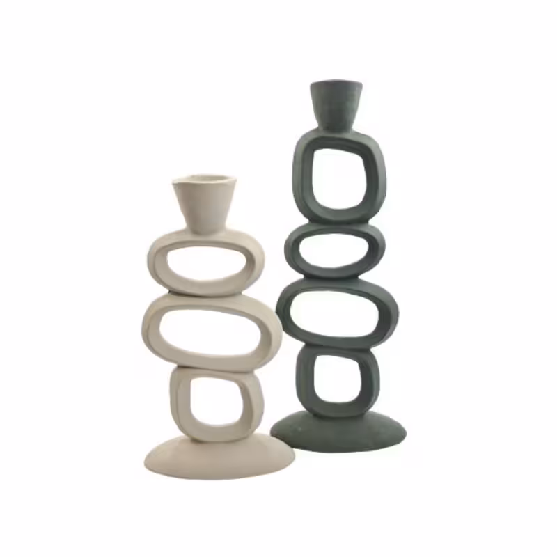 جاشمعی مدل زنجیری مناسب برای شمع استوانه ای مجموعه دو عددی