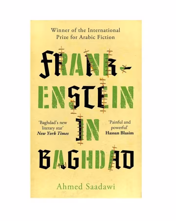 رمان انگلیسی Frankenstein in Baghdad اثر Ahmed Saadawi