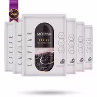 6 عدد ماسک صورت ورقه‌ ای مویام MOOYAM مدل خاویار Caviar پک 1 عددی (اورجینال)