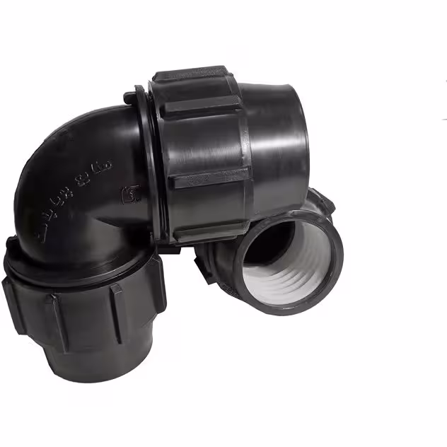 زانو مساوی پلی اتیلن  پیچی 25 پویا