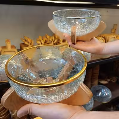آجیل خوری آبگز با استند چوبی