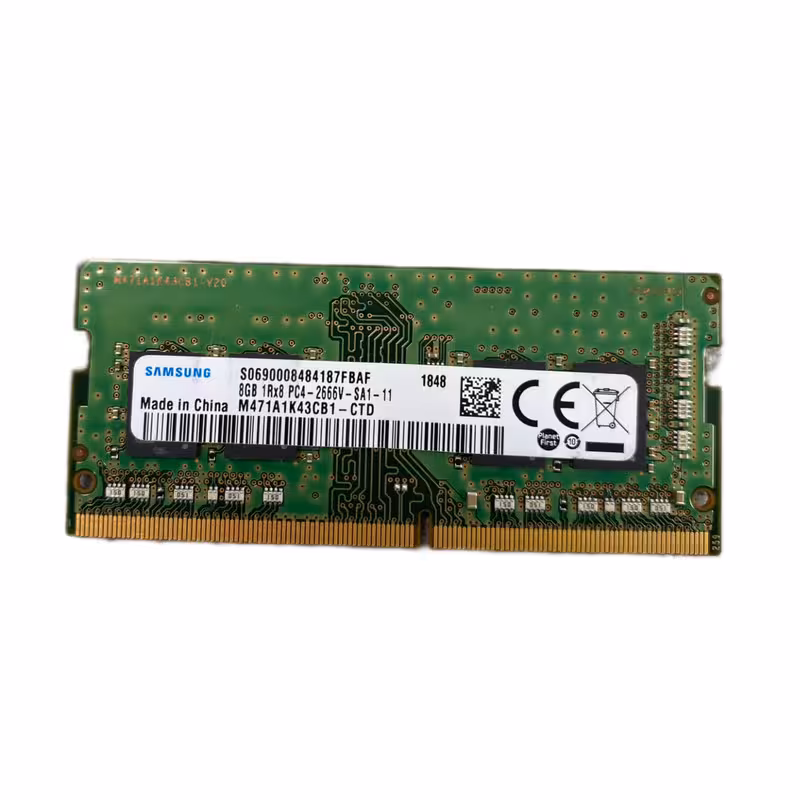 رم لپ تاپ DDR4  دو کاناله 2666 مگاهرتز سامسونگ  مدل 2666 ظرفیت 8 گیگابایت | کالا مکس