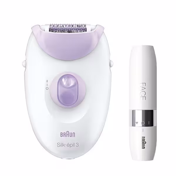 اپیلاتور براون مدل Hello Face به همراه ماشین اصلاح موی صورت بانوان براون مدل 01 - کالاوما