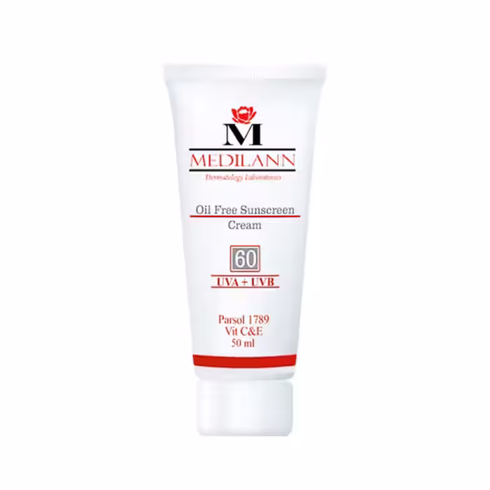 کرم ضد آفتاب رنگی SPF60 مدیلن