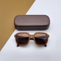 عینک چوبی دست‌ساز میدو مدل O024