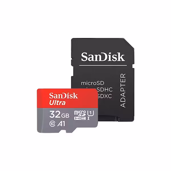 کارت حافظه microSDHC سن دیسک مدل Ultra کلاس 10 استاندارد UHS-I ظرفیت 32 گیگابایت به همراه آداپتور sd