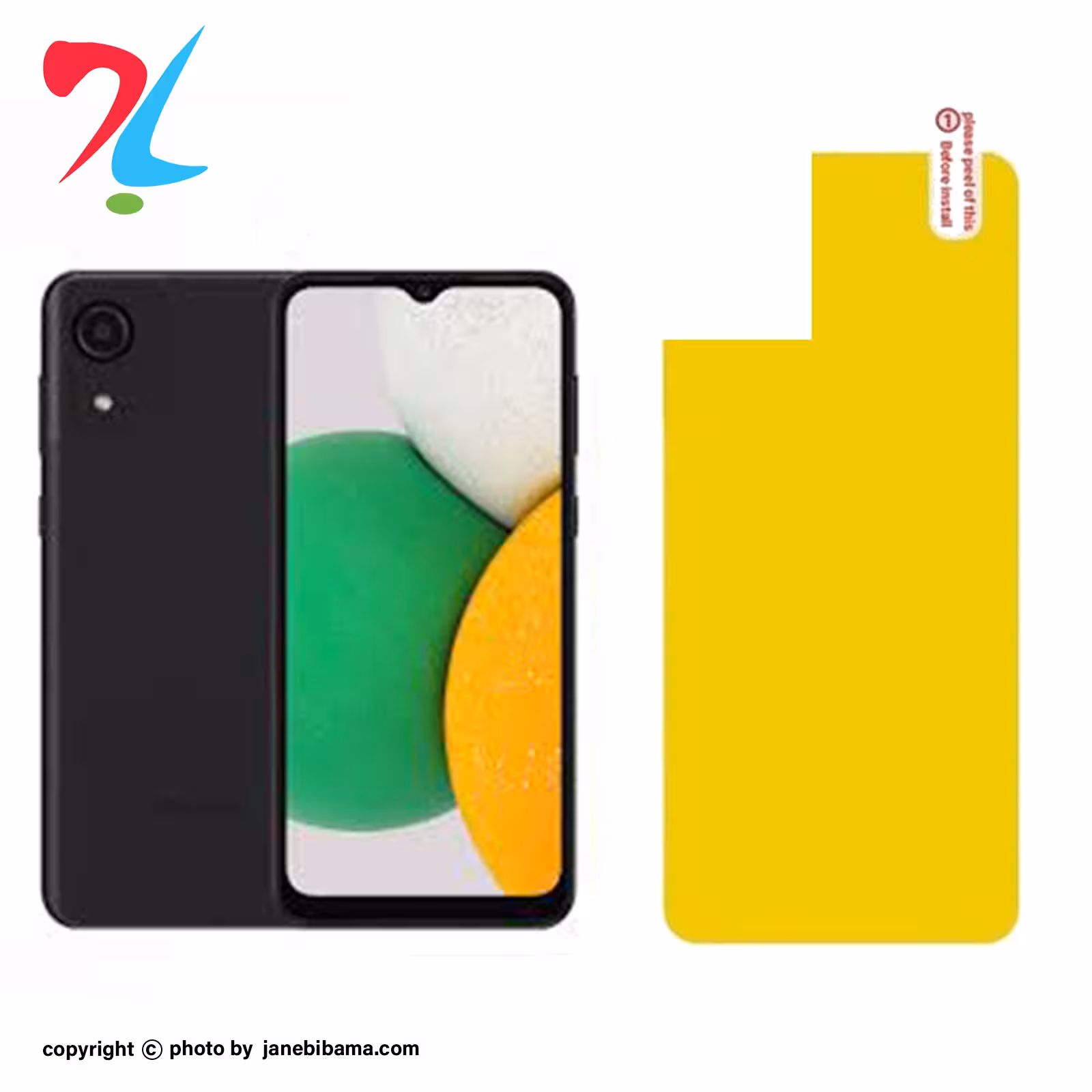 برچسب محافظ پشت گوشی سامسونگ galaxy a03