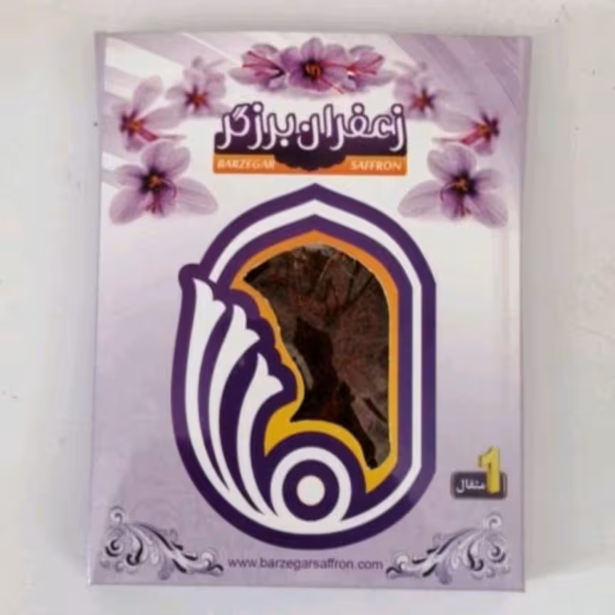زعفران یک مثقالی پاکتی