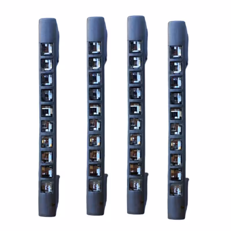 دستگیره کابینت کمد مدل نگین دار  بسته 4 عددی فاصله دو پیچ 95 میلی متر