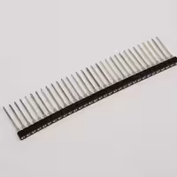 پین هدر نظامی پایه بلند 1x32 مادگی صاف 2.54 میلیمتر. Pin header Military 1x32 Female Straight 2.54mm Pitch