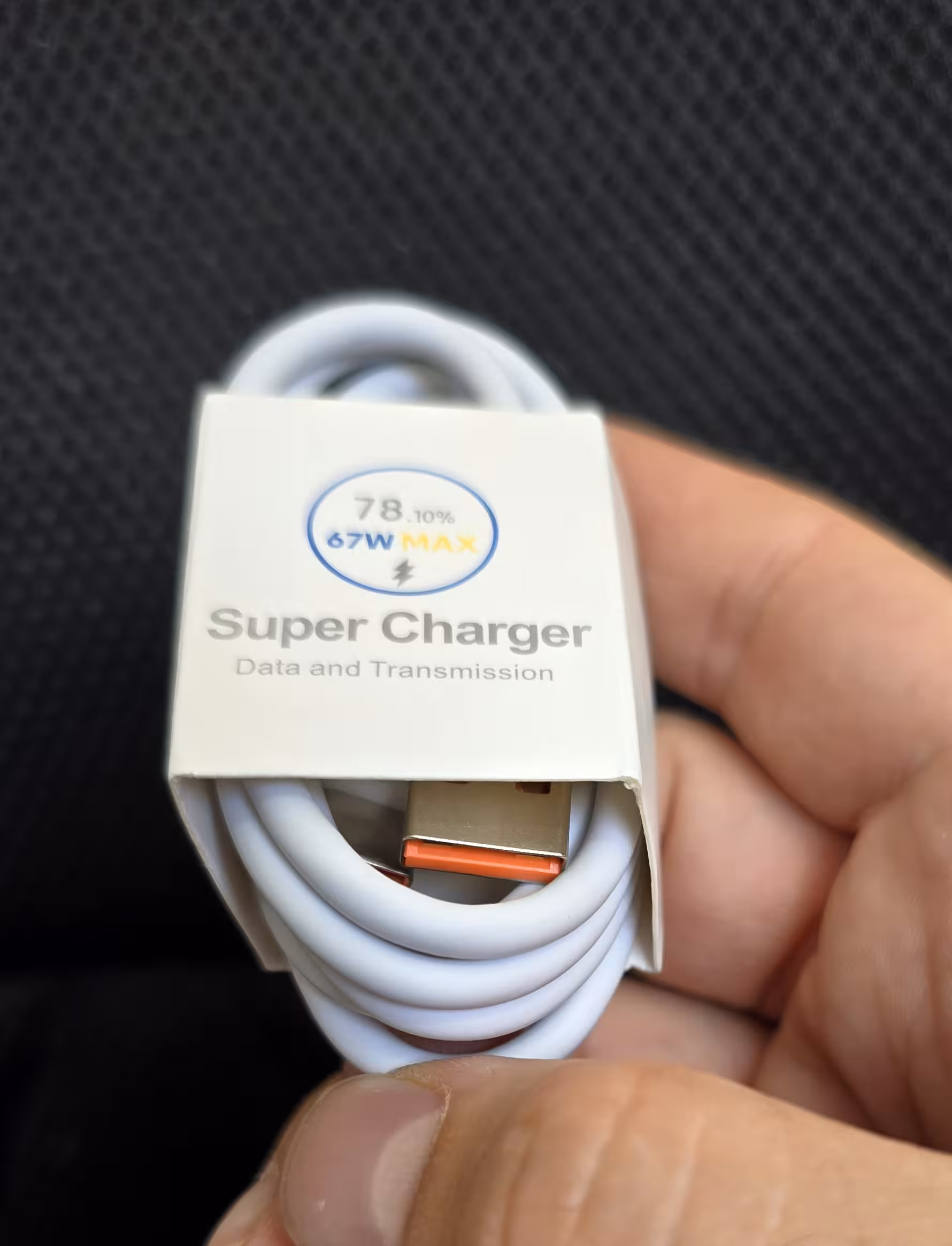 کابل شیائومی 67W وات فست ثانیه شمار