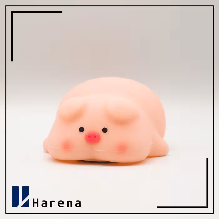 چراغ خواب سیلیکونی خوک خوابیده
