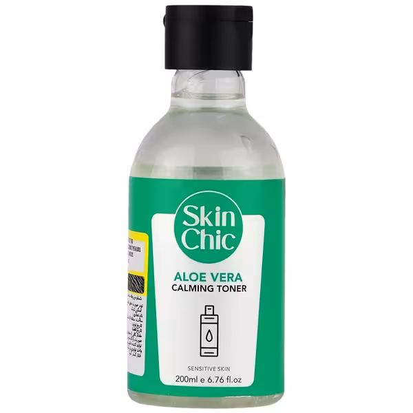 تونر التیام بخش آلوئه ورا اسکین شیک 200 میلی لیتر Skin Chic