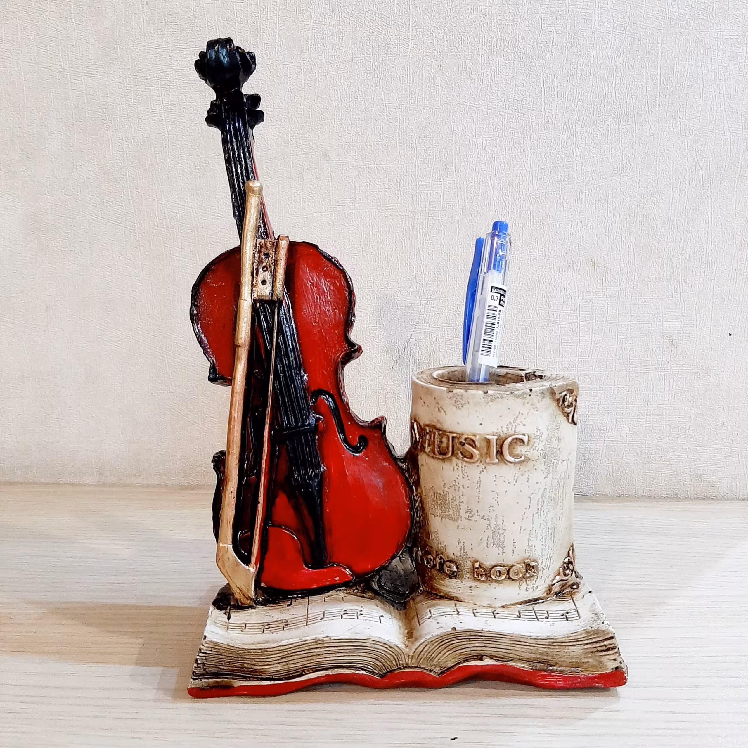 جا مدادی  تزیینی رومیزی طرح گیتار جنس پلی استر