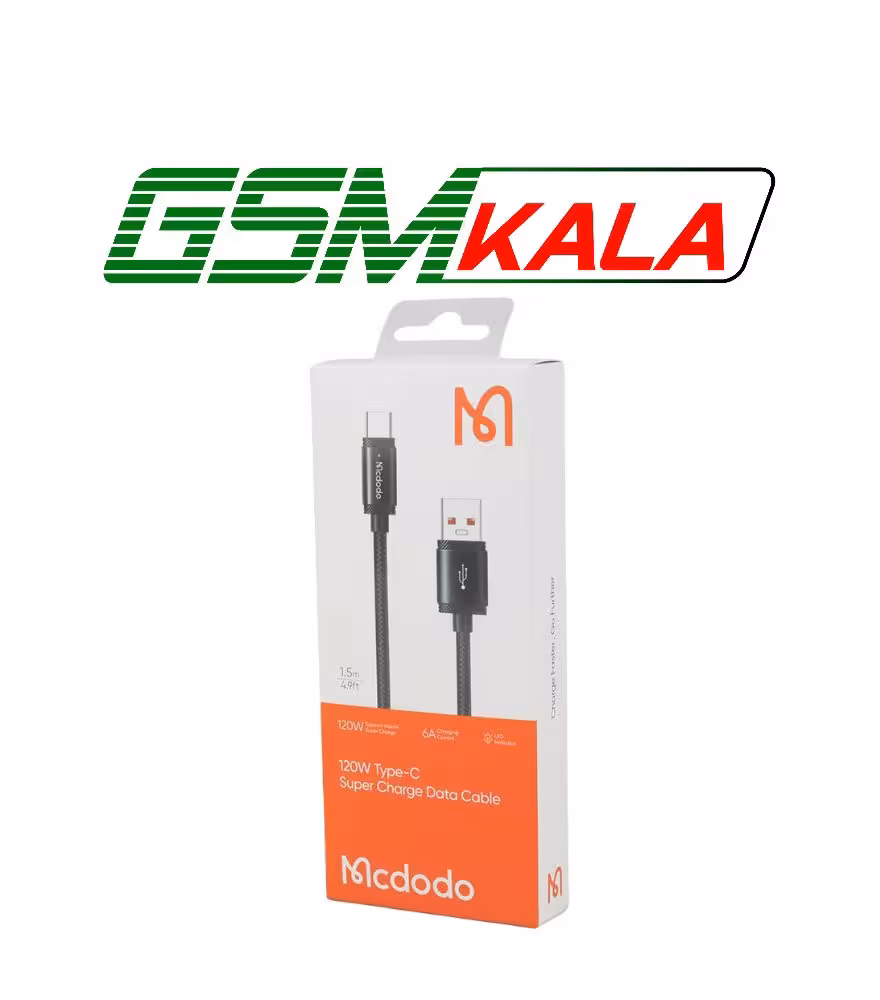 کابل تایپ سی فست شارژ Mcdodo CA-473 6A QC4.0 1.5m