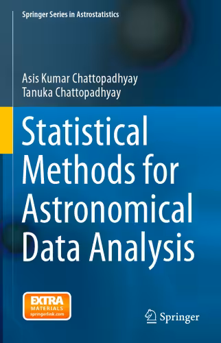 خرید و دانلود نسخه کامل کتاب Statistical Methods for Astronomical Data Analysis