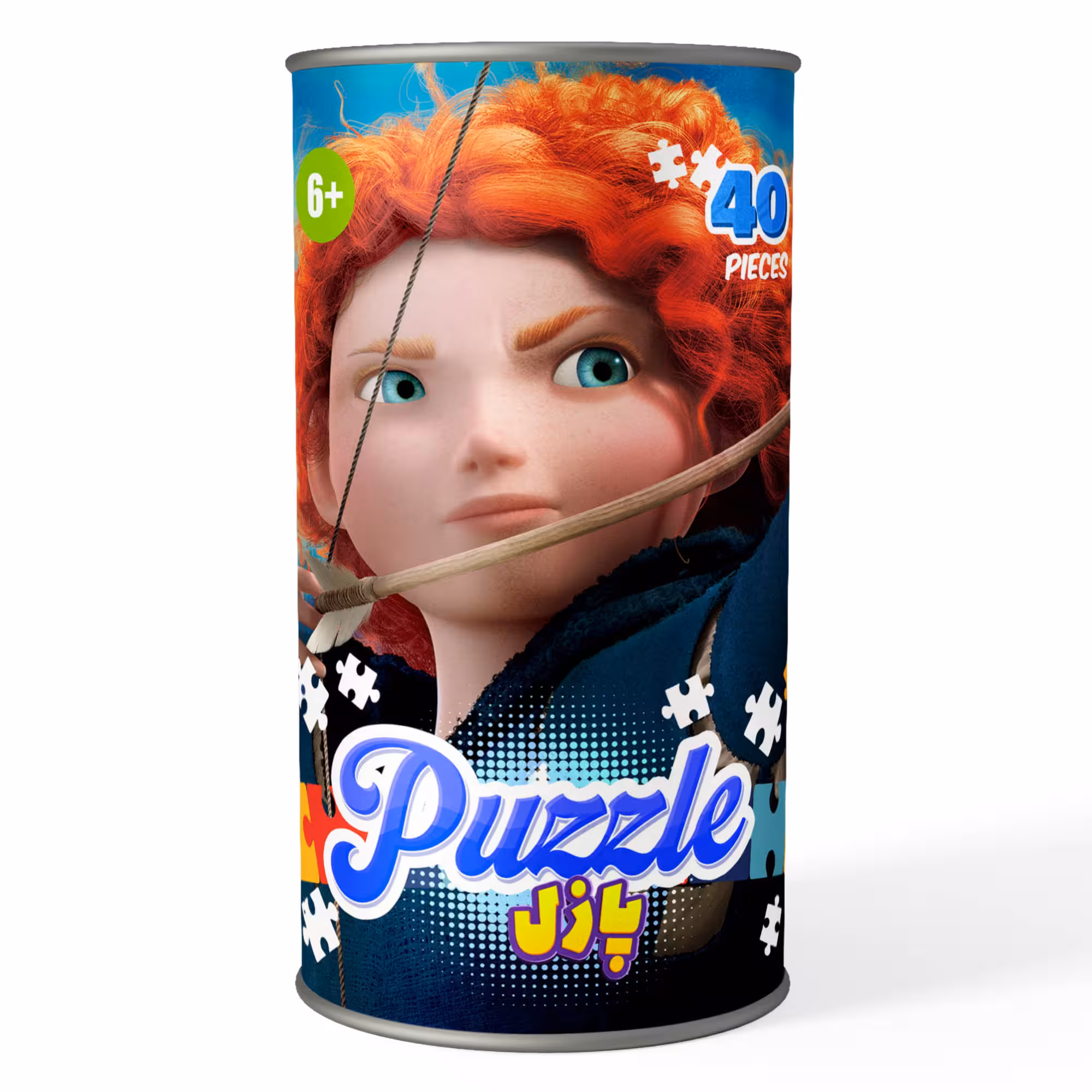پازل 40 تکه کارتون دلیر