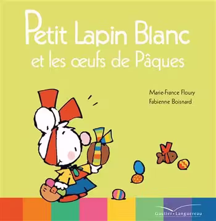 دانلود کتاب Petit Lapin Blanc et les oeufs de Pâques
