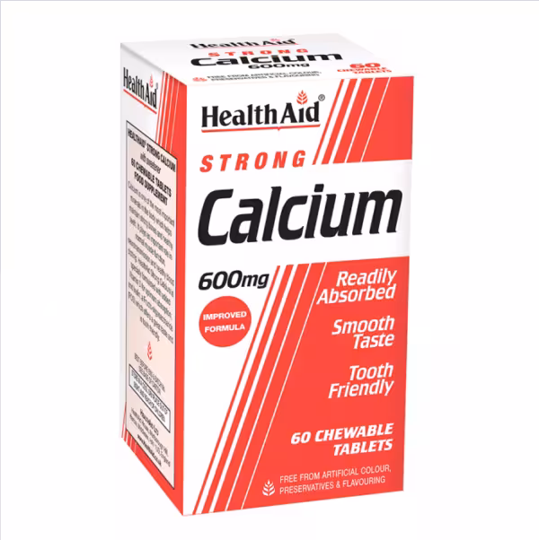 قرص جویدنی کلسیم استرانگ هلث اید Health Aid Strong Calcium