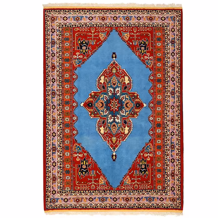 فرش عشایری دستبافت دو و نیم متری