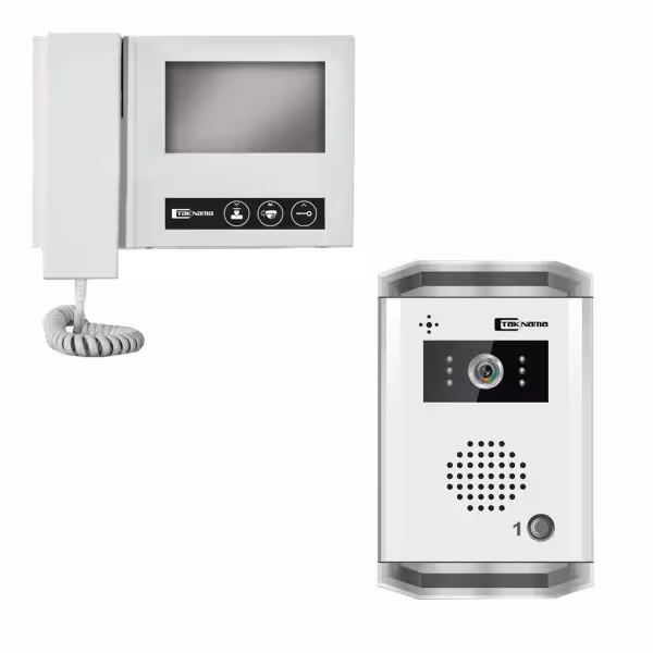 درب بازکن تصویری تک نما مدل D43M-1V مجموعه 2 عددی | چاوه