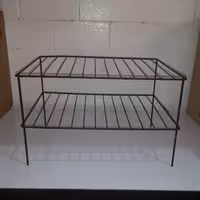 نظم دهنده 2 طبقه کادین رنگ مشکی سایز 25×35