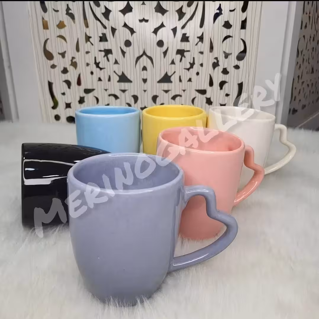 لیوان دسته قلبی