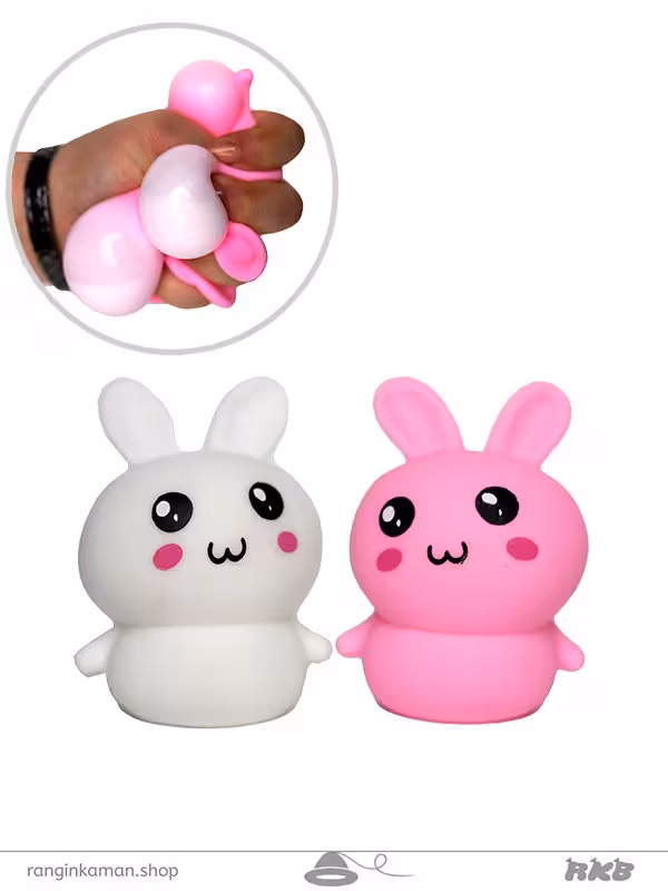 فیجت خرگوش خامه ای Creamy rabbit fidget